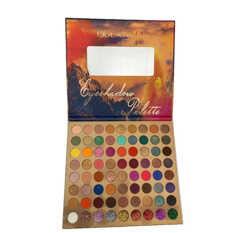 Trusa de machiaj, paleta de farduri Oulanao cu 72 de culori pigmentate si nude, Vivimall - vivimall.ro