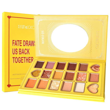 Trusa de machiaj Kevin&Coco cu 18 culori sidefate  , Vivimall - vivimall.ro