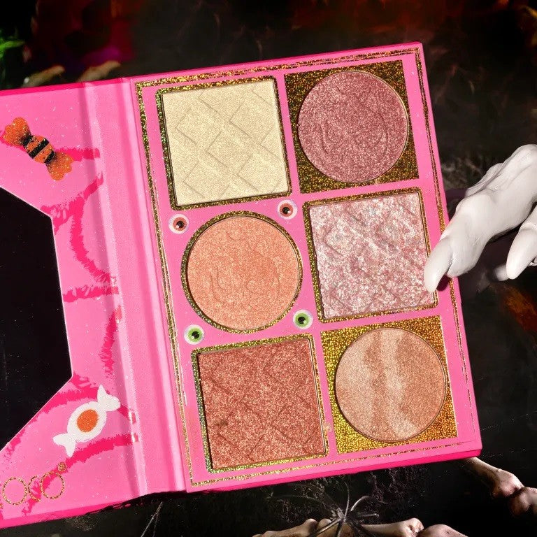 Paleta Iluminatoare, 6 Nuante, Halloween, Culori Calde, Dreptunghiulara, 160G, Valabilitate 24 Luni, 17.4X11.5X1.3 Cm, Varianta B, Nude-Rose - vivimall.ro