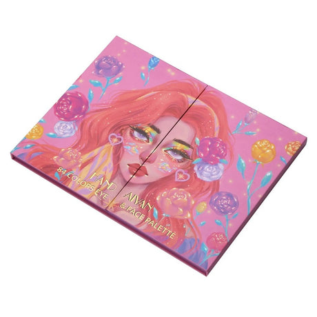 Trusa de machiaj, paleta de farduri cu 84 de culori pigmentate, Vivimall - vivimall.ro