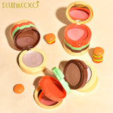 Set machiaj Kevin&Coco Burger, vedere laterală, dimensiuni 8,7 x 8,7 x 6 cm, 122 g