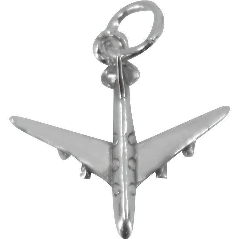 Pandantiv, Jolie Silver, Argint 925, Model Avion, 25 x 20 mm, 1.2 g - vivimall.ro