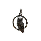 Pandantiv Argint 925 Bufnita pe  Creanga Rotunda - vivimall.ro