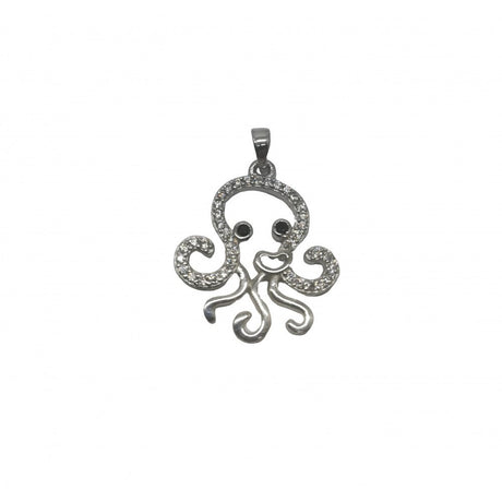 Pandantiv Argint 925 Caracatita Cu Zirconii - vivimall.ro