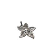 Pandantiv Argint 925 Floare Cu Zirconii