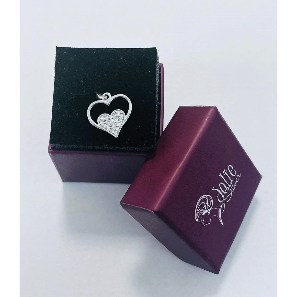 Pandantiv, Jolie Silver, Argint 925, Pietre Zirconiu, 1.2 G