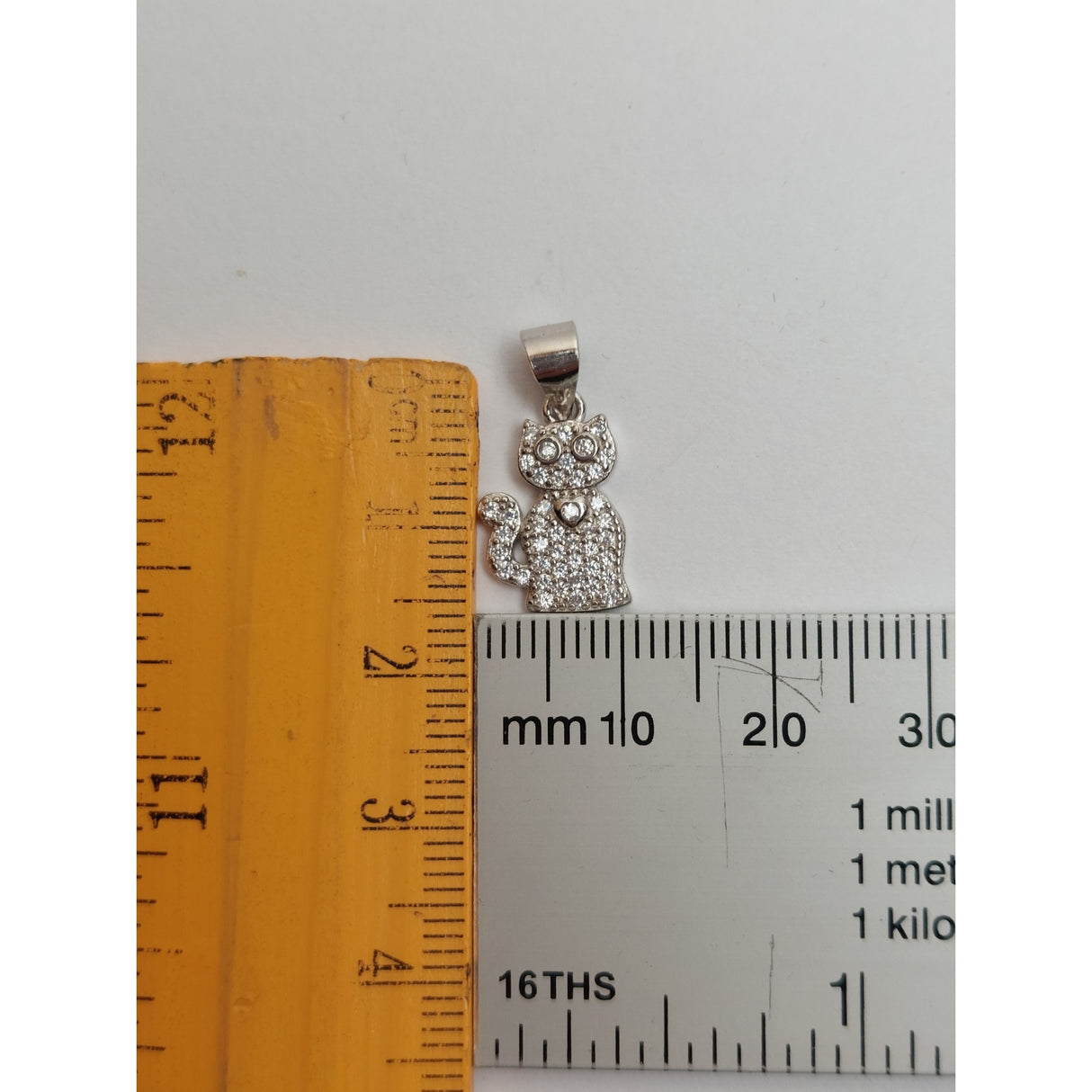 Pandantiv Argint 925 Pisicuta Cu Inima La Gat, Jolie Silver, 1.7G
