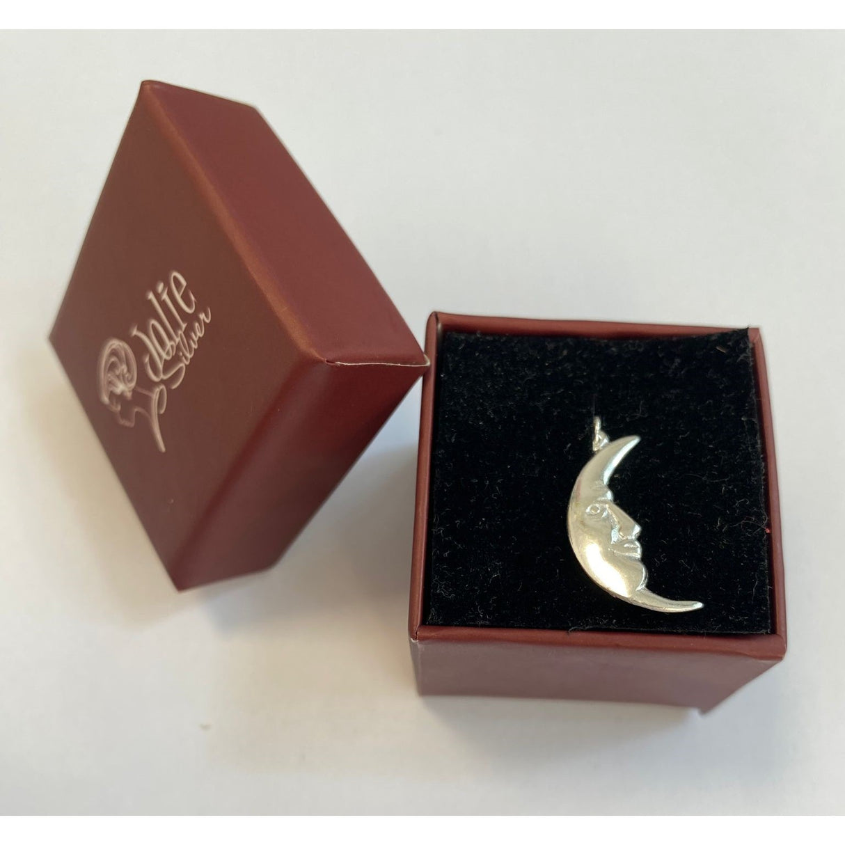 Pandantiv, Jolie Silver, Argint 925, Model Semiluna, 1.2 g, 26x10 mm - vivimall.ro