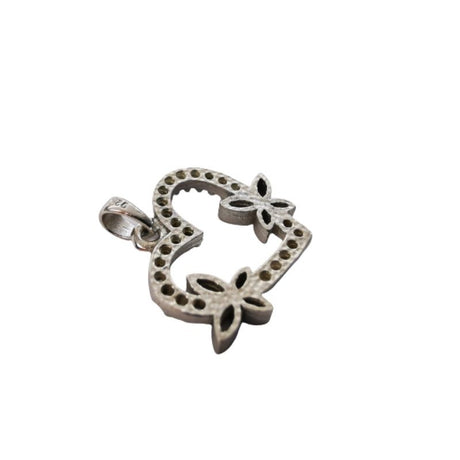 Pandantiv Argint Inima cu Fluturi - vivimall.ro