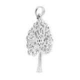 Pandantiv din Argint 925 Copac cu pietre rodiat - vivimall.ro