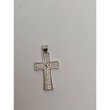 Pandantiv, Jolie Silver, Argint 925, Model Cruce cu Pietre, 2.6 G, 3 x 2 Cm - vivimall.ro