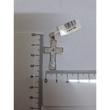Pandantiv, Jolie Silver, Argint 925, Model Cruce cu Pietre, 2.6 G, 3 x 2 Cm - vivimall.ro