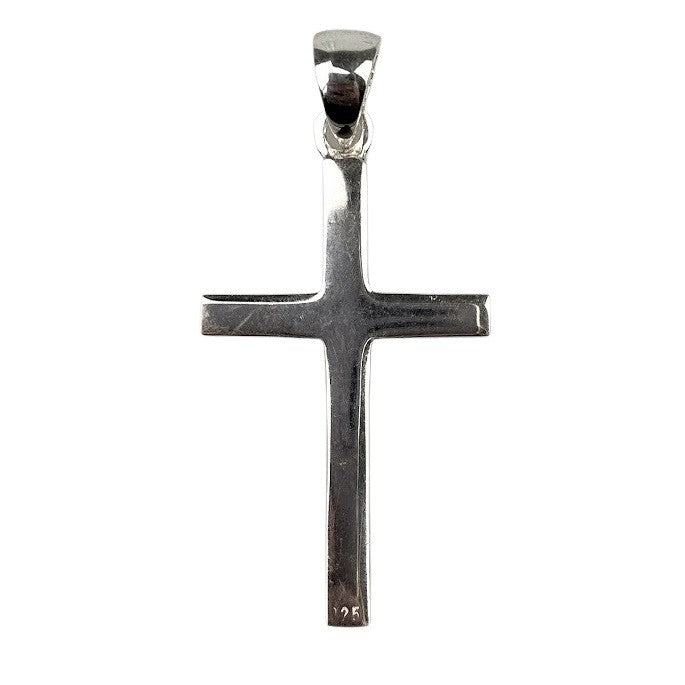 Pandantiv din Argint 925, Cruce cu Onix - vivimall.ro