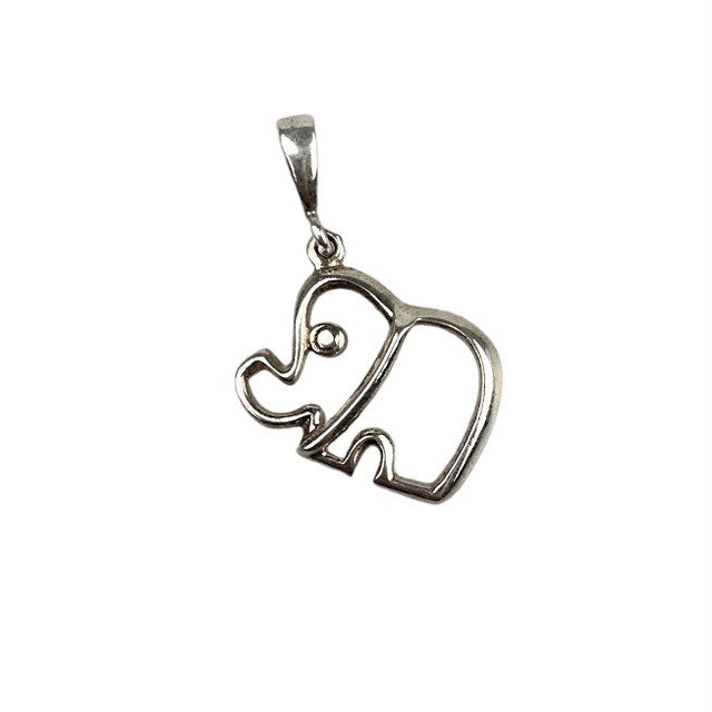 Pandantiv din Argint 925 Elefant contur - vivimall.ro
