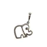 Pandantiv din Argint 925 Elefant contur - vivimall.ro