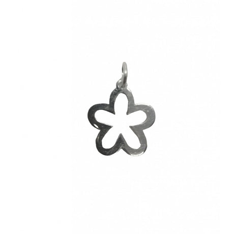 Pandantiv din Argint 925 Jolie Silver, Model Floare contur, 15 x 10 mm, 0.5 g - vivimall.ro