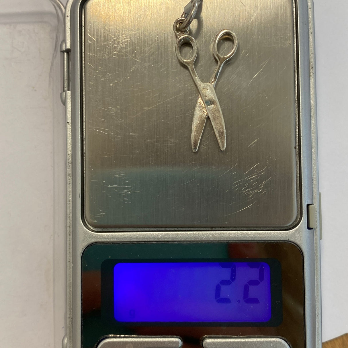 Pandantiv, Jolie Silver, Argint 925, Model Foarfeca, 2.2 g, 27x15 mm - vivimall.ro