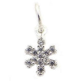 Pandantiv din Argint 925 Fulg cu pietre