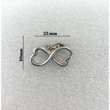 Pandantiv, Jolie Silver, Argint 925, Model Infinit, 1.8 g, 23x10 mm - vivimall.ro