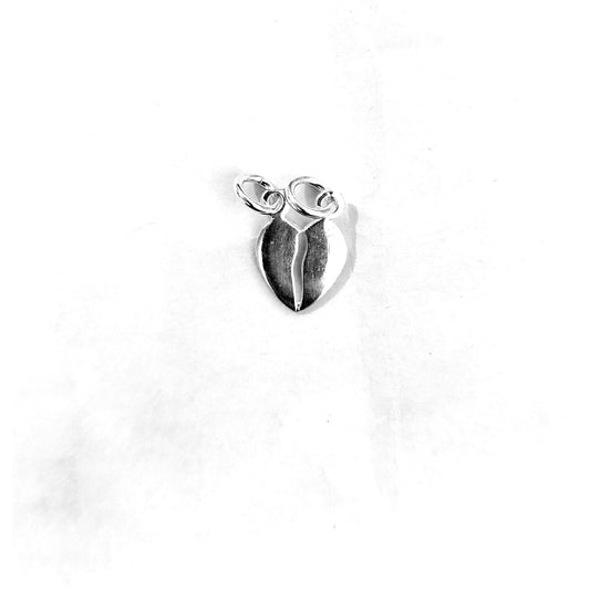 Pandantiv din Argint 925 Inima Doua Jumatati, Jolie Silver, 1.1g, 1 cm x 1 cm - vivimall.ro