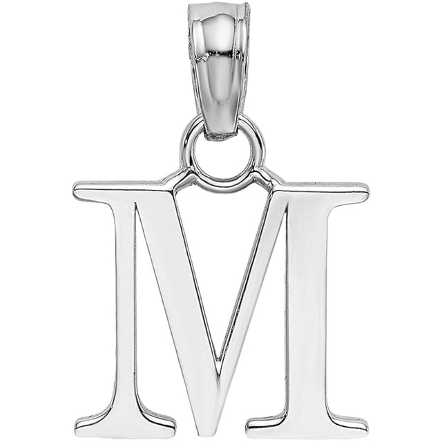 Pandantiv din Argint 925 Jolie Silver, Litera M, 18 x 9 mm, 1.4 g - vivimall.ro