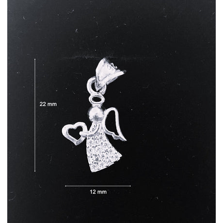 Pandantiv din Argint 925 Jolie Silver, Model Inger Rodiat, 22 x 12 mm, 1.6 g - vivimall.ro