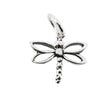 Pandantiv din Argint 925 Jolie Silver, Model Libelula, Fara Inchidere, Fara Pietre, 15 x 14 mm, 0.6 g - vivimall.ro