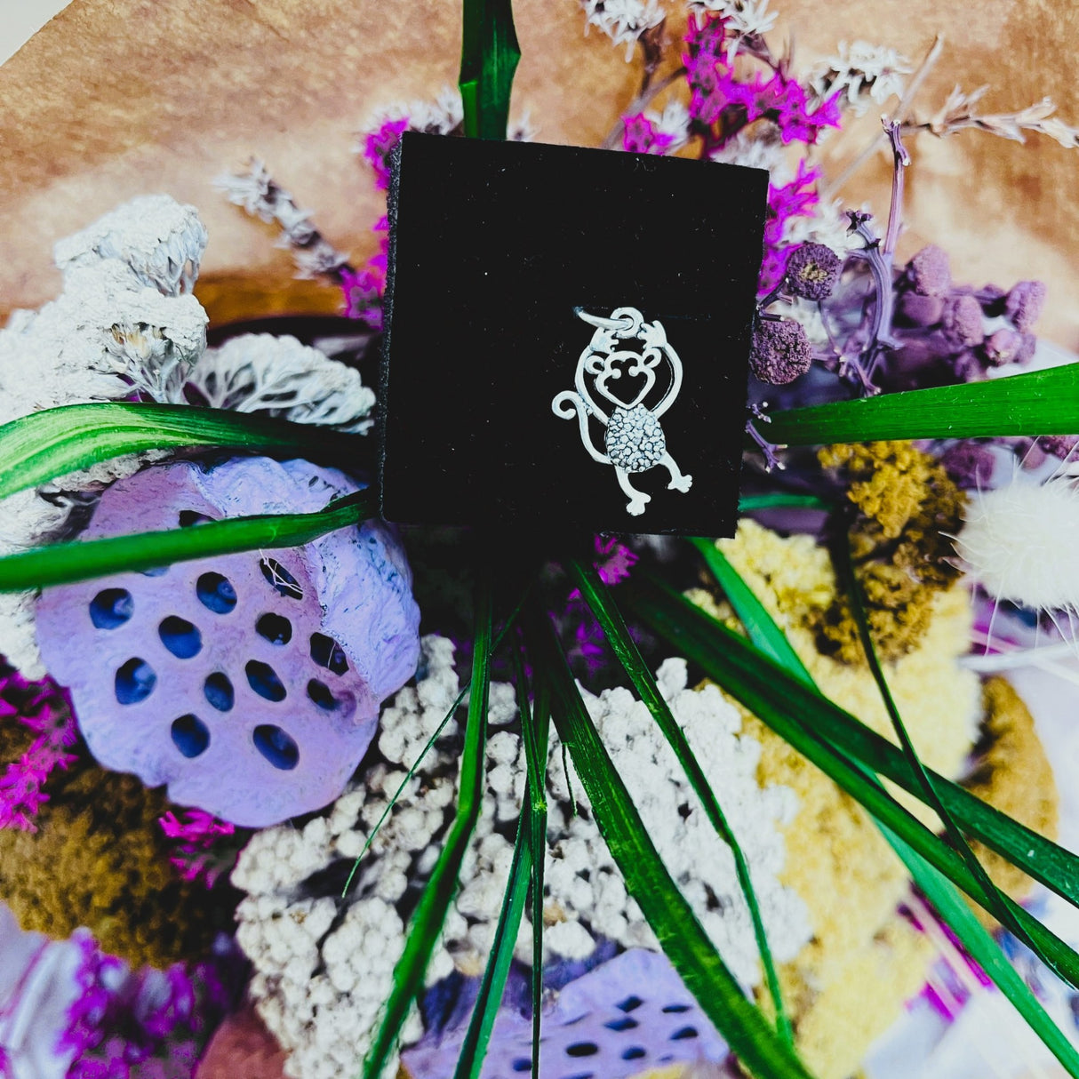 Pandantiv din Argint 925 Jolie Silver, Model Maimuta, 25 x 14 mm, 1.4 g - vivimall.ro