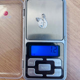 Pandantiv din Argint 925 Jolie Silver, Model Soare si Luna, 18 x 12 mm, 1.2 g - vivimall.ro