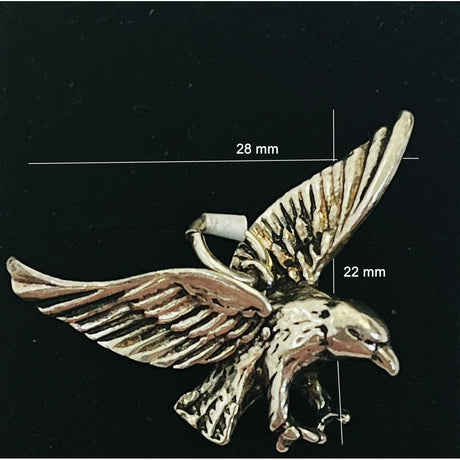Pandantiv din Argint 925 Jolie Silver, Model Vultur 2, 28 x 22 mm, 3.3 g - vivimall.ro