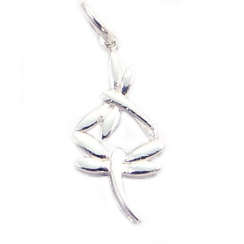 Pandantiv Libelula dubla, Argint 925, 2,8 cm x 1 cm - vivimall.ro