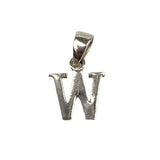 Pandantiv Din Argint 925, Litera W