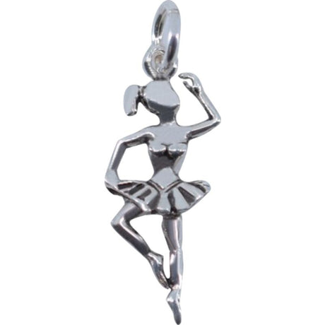 Pandantiv, Jolie Silver, Argint 925, Model Balerina, 27 x 10 mm, 1 g - vivimall.ro