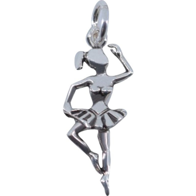 Pandantiv, Jolie Silver, Argint 925, Model Balerina, 27 x 10 mm, 1 g - vivimall.ro
