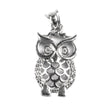 Pandantiv din Argint 925, model Bufnita cu pietre - vivimall.ro
