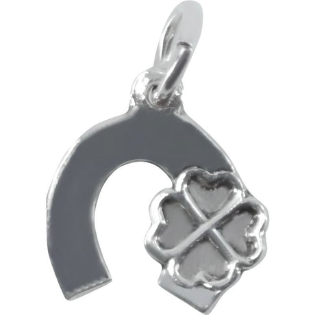 Pandantiv din Argint 925 Potcoava cu Trifoi - vivimall.ro