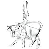 Pandantiv din Argint 925 Jolie Silver, Zodia Taur, 18 x 18 mm, 1 g - vivimall.ro