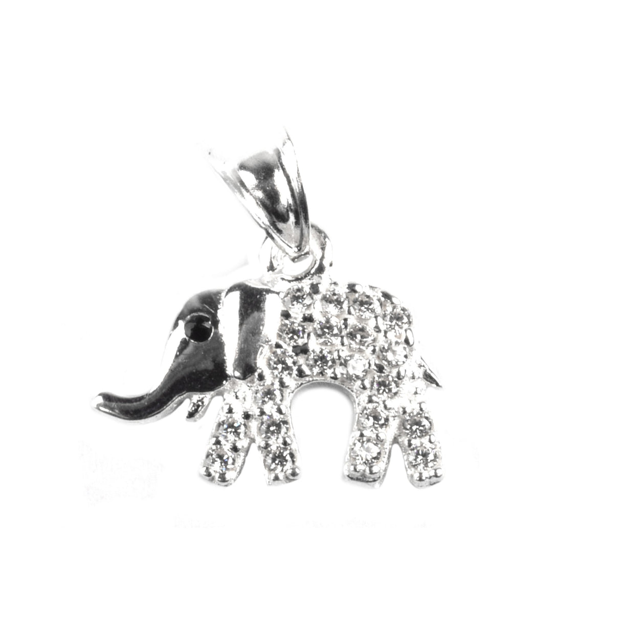 Pandantiv Elefant Cu Pietre, Argint 925