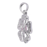 Pandantiv Floare cu Pietre, Argint 925, 1.8 cm x 1.2 cm - vivimall.ro