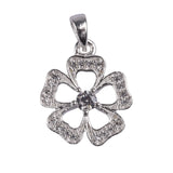 Pandantiv Floare Cu Pietre, Argint 925