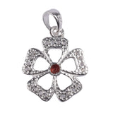 Pandantiv Floare Cu Pietre, Argint 925
