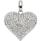 Pandantiv Inima cu Pietre, Argint 925 - vivimall.ro