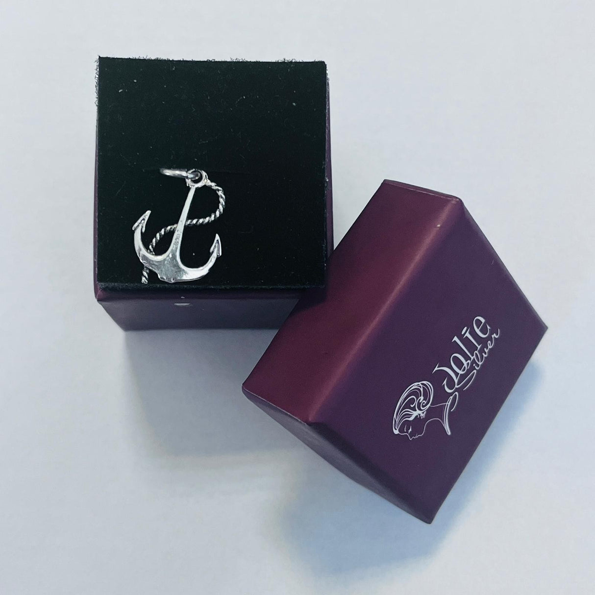 Pandantiv, Jolie Silver, Argint 925, Model Ancora, 22 x 14 mm, 0.9 g - vivimall.ro