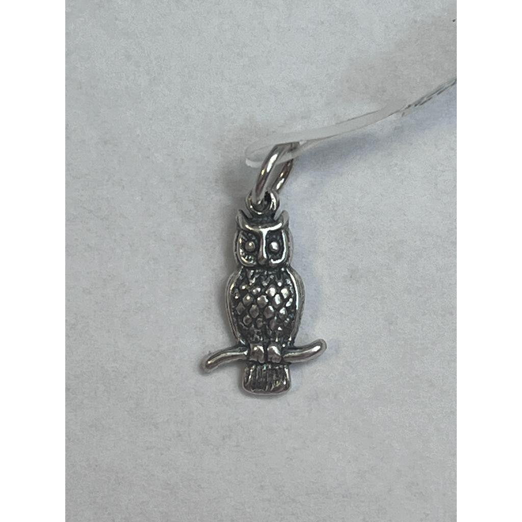 Pandantiv, Jolie Silver, Argint 925, Model Bufnita Pe Creanga, 1.5 g, 2 x 1 cm - vivimall.ro