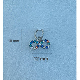 Pandantiv, Jolie Silver, Argint 925, Model Random, Zirconii, 0.6 G
