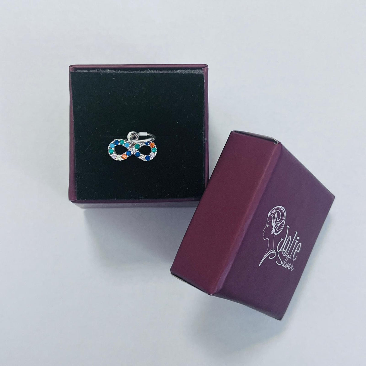 Pandantiv, Jolie Silver, Argint 925, Model Random, Zirconii, 0.6 G
