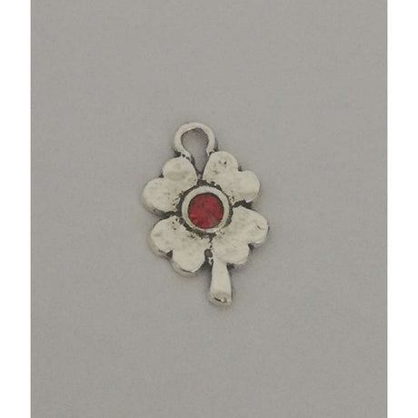 Pandantiv Metal Trifoi cu Piatra - vivimall.ro