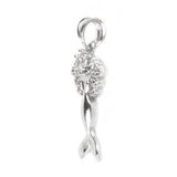 Pandantiv Sirena cu Pietre, Argint 925, 2.5 x 1 cm - vivimall.ro