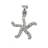 Pandantiv Stea De Mare Cu Pietre, Argint 925