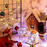 Panglicäƒ Led De Cräƒciun Aurie, Lungime 10 M, 100 Led-Uri, Rece